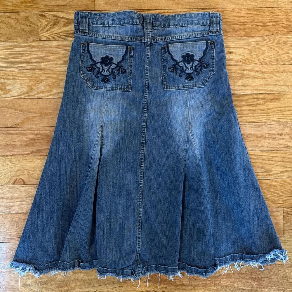 Mudd-clothing Women's Blue and Navy Skirt‎